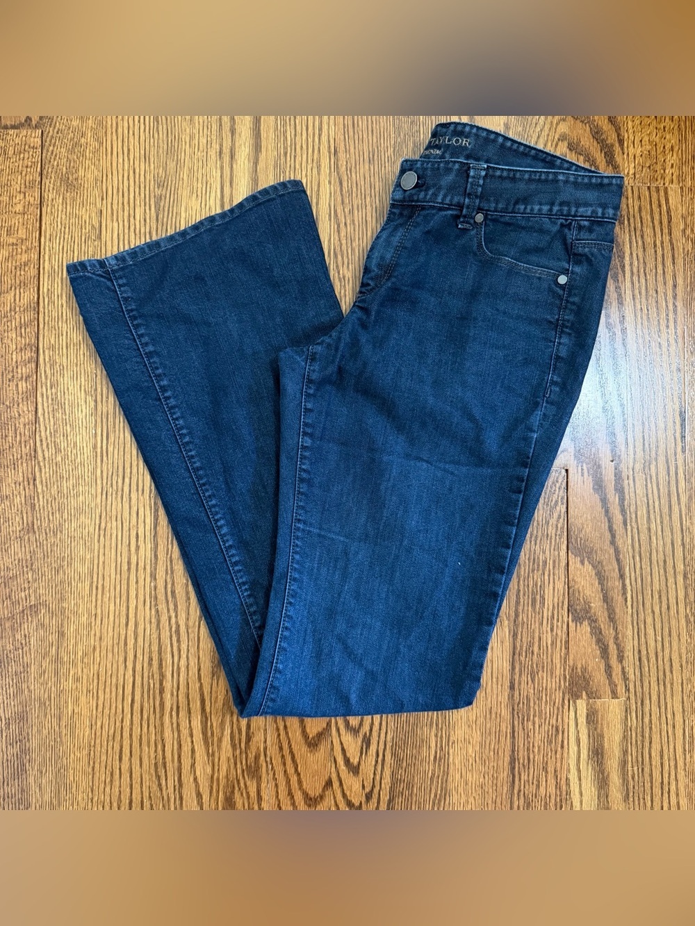 Ann Taylor Modern Boot Cut Blue Denim Jeans Size 8